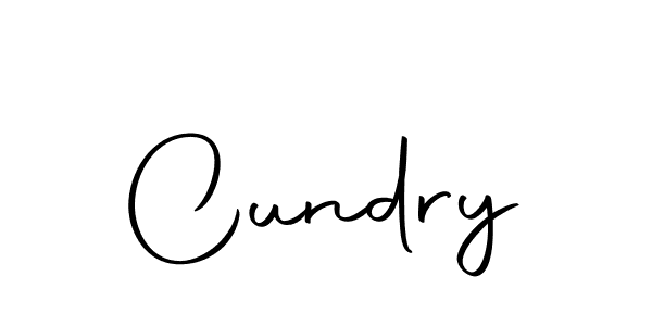 Design your own signature with our free online signature maker. With this signature software, you can create a handwritten (Autography-DOLnW) signature for name Cundry. Cundry signature style 10 images and pictures png
