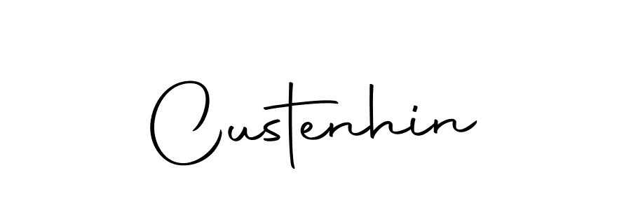 Create a beautiful signature design for name Custenhin. With this signature (Autography-DOLnW) fonts, you can make a handwritten signature for free. Custenhin signature style 10 images and pictures png