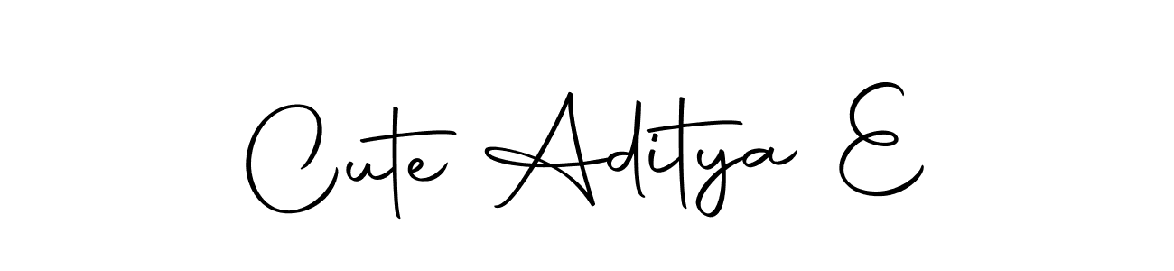 Similarly Autography-DOLnW is the best handwritten signature design. Signature creator online .You can use it as an online autograph creator for name Cute Aditya E. Cute Aditya E signature style 10 images and pictures png