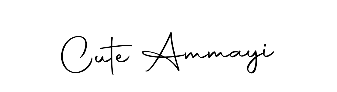 How to make Cute Ammayi signature? Autography-DOLnW is a professional autograph style. Create handwritten signature for Cute Ammayi name. Cute Ammayi signature style 10 images and pictures png