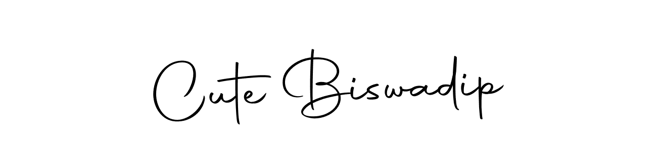 You should practise on your own different ways (Autography-DOLnW) to write your name (Cute Biswadip) in signature. don't let someone else do it for you. Cute Biswadip signature style 10 images and pictures png
