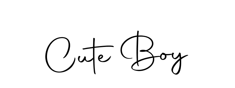 It looks lik you need a new signature style for name Cute Boy. Design unique handwritten (Autography-DOLnW) signature with our free signature maker in just a few clicks. Cute Boy signature style 10 images and pictures png