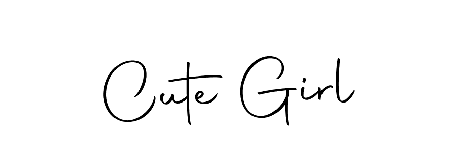 How to make Cute Girl name signature. Use Autography-DOLnW style for creating short signs online. This is the latest handwritten sign. Cute Girl signature style 10 images and pictures png