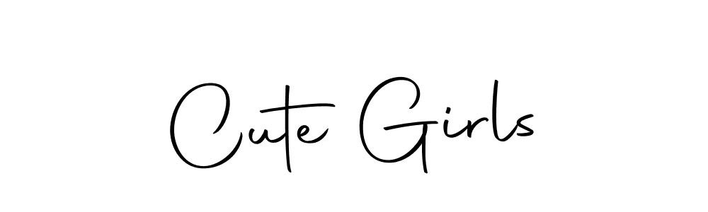 Cute Girls stylish signature style. Best Handwritten Sign (Autography-DOLnW) for my name. Handwritten Signature Collection Ideas for my name Cute Girls. Cute Girls signature style 10 images and pictures png