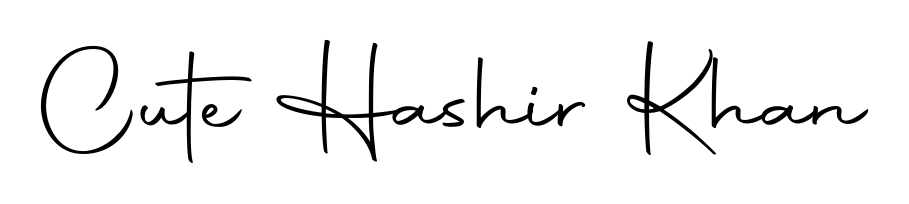 An effortless, minimalist signature concept for Cute Hashir Khan using Autography-DOLnW design. Clean lines that look great on any document. Cute Hashir Khan signature style 10 images and pictures png