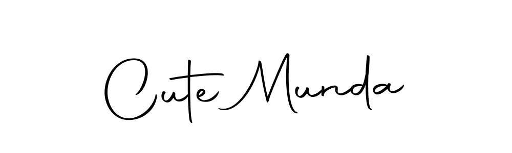 Make a beautiful signature design for name Cute Munda. Use this online signature maker to create a handwritten signature for free. Cute Munda signature style 10 images and pictures png