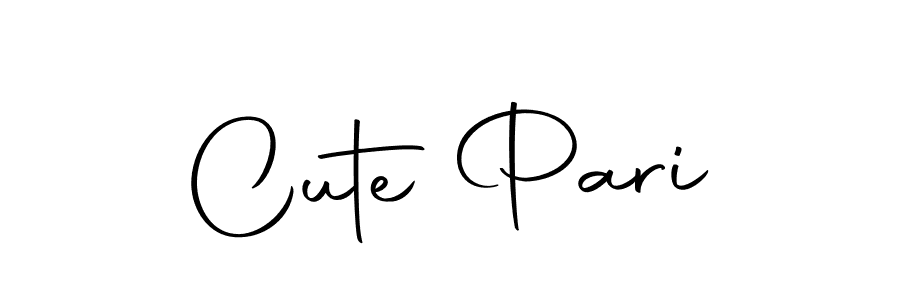 See photos of Cute Pari official signature by Spectra . Check more albums & portfolios. Read reviews & check more about Autography-DOLnW font. Cute Pari signature style 10 images and pictures png