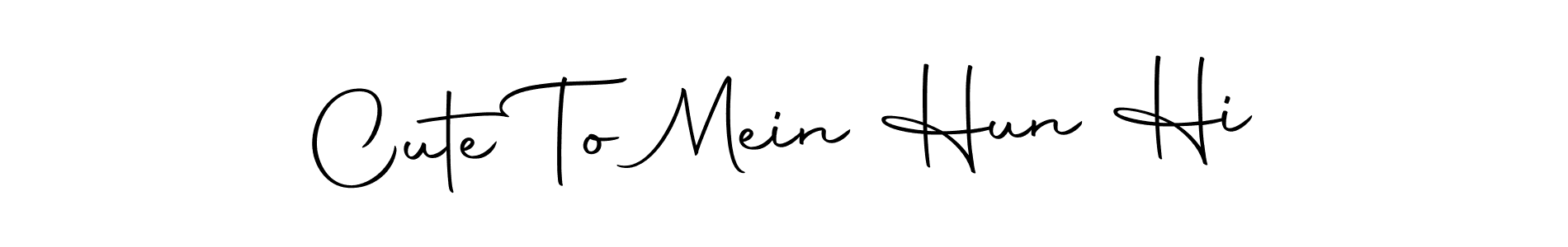 This is the best signature style for the Cute To Mein Hun Hi name. Also you like these signature font (Autography-DOLnW). Mix name signature. Cute To Mein Hun Hi signature style 10 images and pictures png