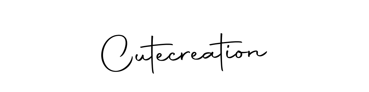 Make a beautiful signature design for name Cutecreation. With this signature (Autography-DOLnW) style, you can create a handwritten signature for free. Cutecreation signature style 10 images and pictures png