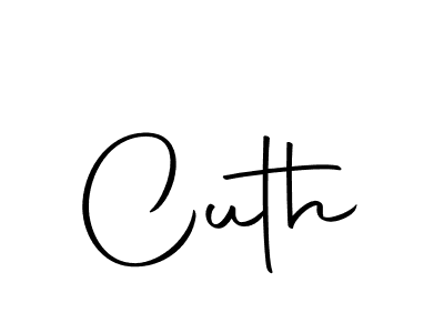 Make a beautiful signature design for name Cuth. With this signature (Autography-DOLnW) style, you can create a handwritten signature for free. Cuth signature style 10 images and pictures png