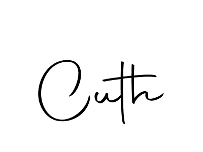 Make a beautiful signature design for name Cuth. Use this online signature maker to create a handwritten signature for free. Cuth signature style 10 images and pictures png