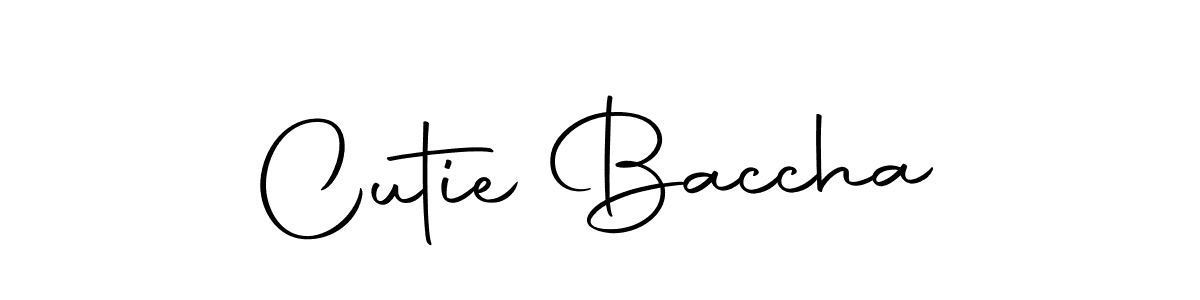 Use a signature maker to create a handwritten signature online. With this signature software, you can design (Autography-DOLnW) your own signature for name Cutie Baccha. Cutie Baccha signature style 10 images and pictures png
