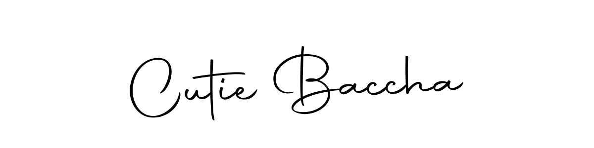 Use a signature maker to create a handwritten signature online. With this signature software, you can design (Autography-DOLnW) your own signature for name Cutie Baccha. Cutie Baccha signature style 10 images and pictures png