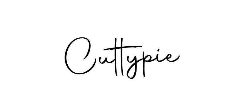 How to make Cuttypie name signature. Use Autography-DOLnW style for creating short signs online. This is the latest handwritten sign. Cuttypie signature style 10 images and pictures png