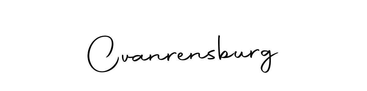 Create a beautiful signature design for name Cvanrensburg. With this signature (Autography-DOLnW) fonts, you can make a handwritten signature for free. Cvanrensburg signature style 10 images and pictures png