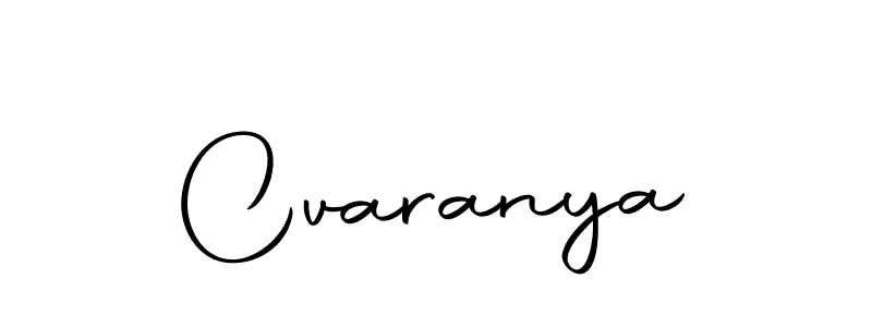 Use a signature maker to create a handwritten signature online. With this signature software, you can design (Autography-DOLnW) your own signature for name Cvaranya. Cvaranya signature style 10 images and pictures png