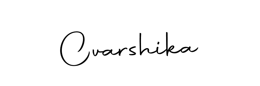 You can use this online signature creator to create a handwritten signature for the name Cvarshika. This is the best online autograph maker. Cvarshika signature style 10 images and pictures png