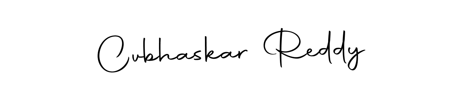 Use a signature maker to create a handwritten signature online. With this signature software, you can design (Autography-DOLnW) your own signature for name Cvbhaskar Reddy. Cvbhaskar Reddy signature style 10 images and pictures png