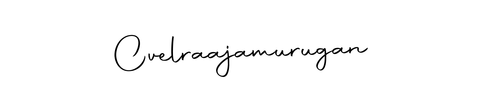 Create a beautiful signature design for name Cvelraajamurugan. With this signature (Autography-DOLnW) fonts, you can make a handwritten signature for free. Cvelraajamurugan signature style 10 images and pictures png