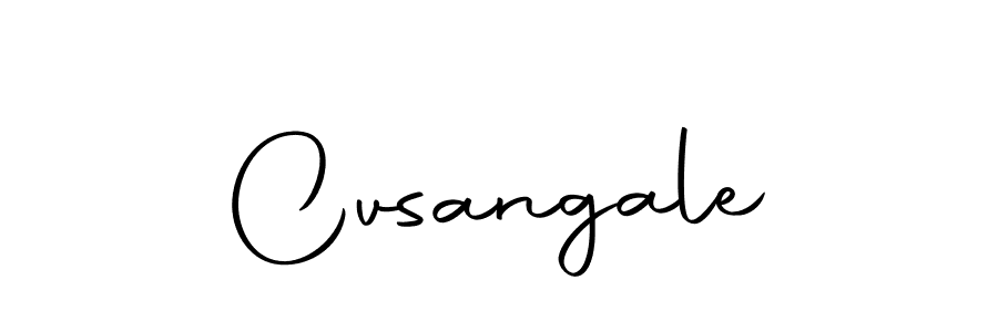 Make a beautiful signature design for name Cvsangale. With this signature (Autography-DOLnW) style, you can create a handwritten signature for free. Cvsangale signature style 10 images and pictures png