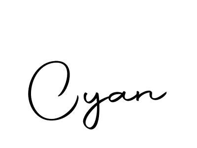 Make a beautiful signature design for name Cyan. Use this online signature maker to create a handwritten signature for free. Cyan signature style 10 images and pictures png