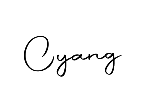 Create a beautiful signature design for name Cyang. With this signature (Autography-DOLnW) fonts, you can make a handwritten signature for free. Cyang signature style 10 images and pictures png