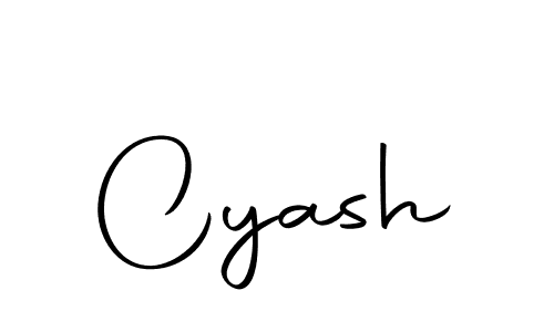 Make a beautiful signature design for name Cyash. Use this online signature maker to create a handwritten signature for free. Cyash signature style 10 images and pictures png