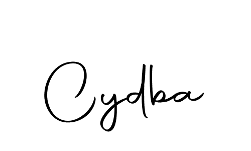 Make a beautiful signature design for name Cydba. With this signature (Autography-DOLnW) style, you can create a handwritten signature for free. Cydba signature style 10 images and pictures png