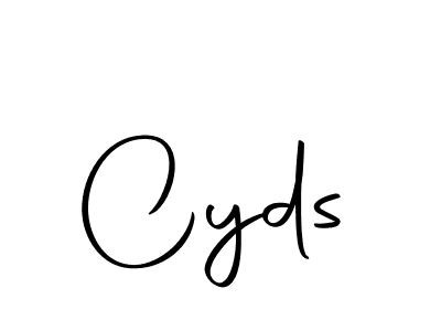 Make a short Cyds signature style. Manage your documents anywhere anytime using Autography-DOLnW. Create and add eSignatures, submit forms, share and send files easily. Cyds signature style 10 images and pictures png