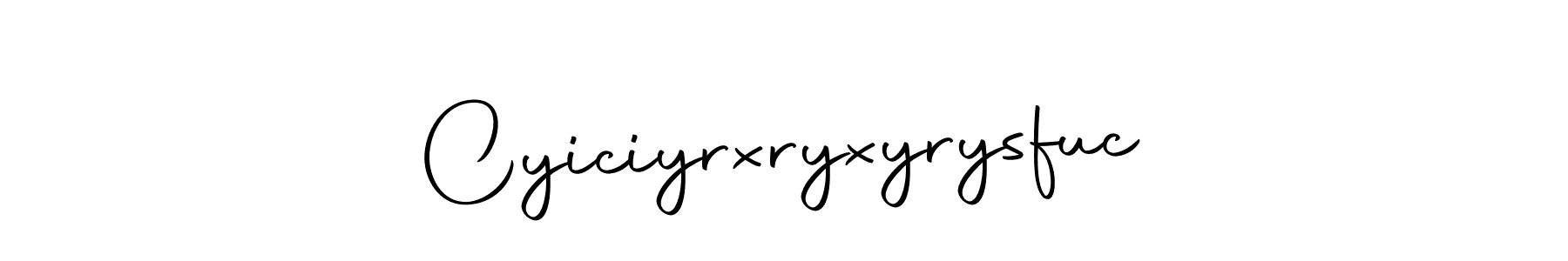 Design your own signature with our free online signature maker. With this signature software, you can create a handwritten (Autography-DOLnW) signature for name Cyiciyrxryxyrysfuc. Cyiciyrxryxyrysfuc signature style 10 images and pictures png