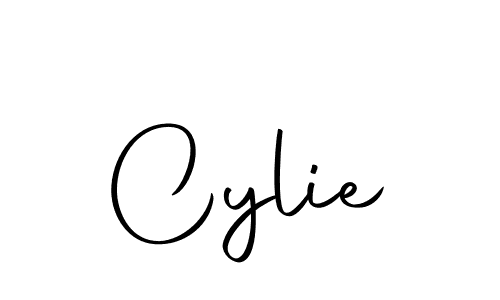 Make a beautiful signature design for name Cylie. With this signature (Autography-DOLnW) style, you can create a handwritten signature for free. Cylie signature style 10 images and pictures png