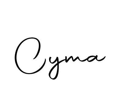 How to make Cyma signature? Autography-DOLnW is a professional autograph style. Create handwritten signature for Cyma name. Cyma signature style 10 images and pictures png