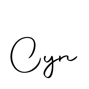 The best way (Autography-DOLnW) to make a short signature is to pick only two or three words in your name. The name Cyn include a total of six letters. For converting this name. Cyn signature style 10 images and pictures png