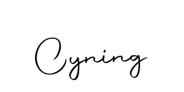 You should practise on your own different ways (Autography-DOLnW) to write your name (Cyning) in signature. don't let someone else do it for you. Cyning signature style 10 images and pictures png