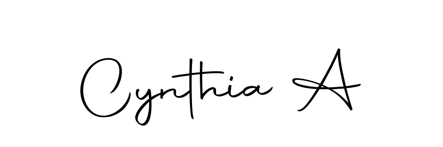 It looks lik you need a new signature style for name Cynthia A. Design unique handwritten (Autography-DOLnW) signature with our free signature maker in just a few clicks. Cynthia A signature style 10 images and pictures png