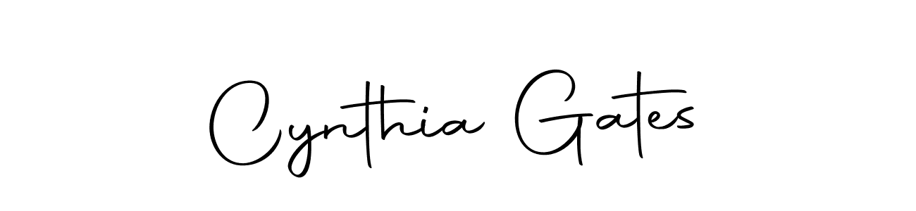 Create a beautiful signature design for name Cynthia Gates. With this signature (Autography-DOLnW) fonts, you can make a handwritten signature for free. Cynthia Gates signature style 10 images and pictures png