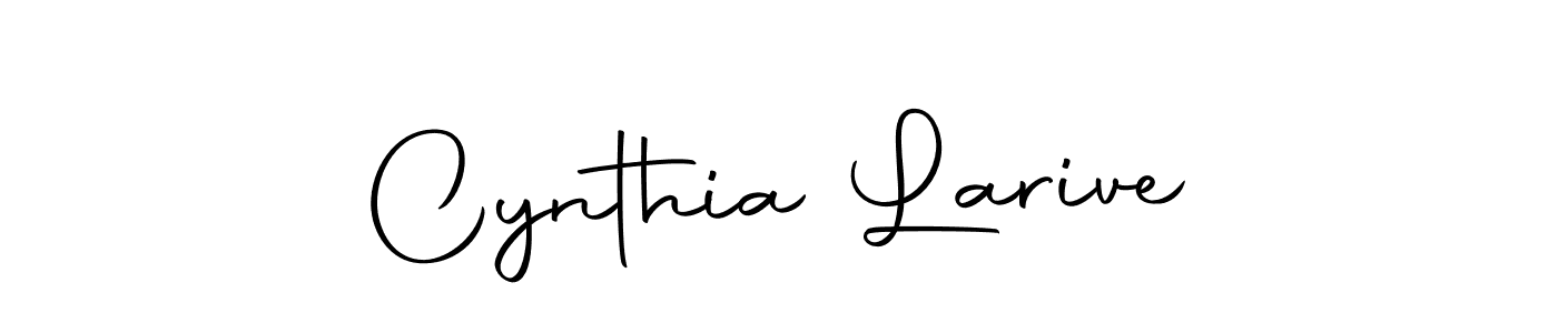 Design your own signature with our free online signature maker. With this signature software, you can create a handwritten (Autography-DOLnW) signature for name Cynthia Larive. Cynthia Larive signature style 10 images and pictures png