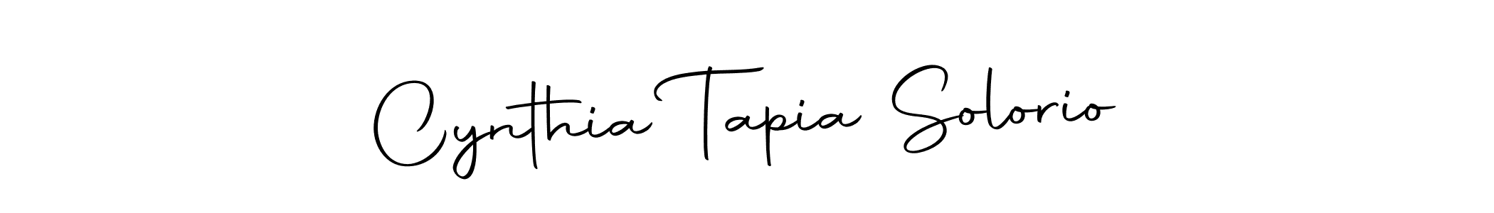 Design your own signature with our free online signature maker. With this signature software, you can create a handwritten (Autography-DOLnW) signature for name Cynthia Tapia Solorio. Cynthia Tapia Solorio signature style 10 images and pictures png