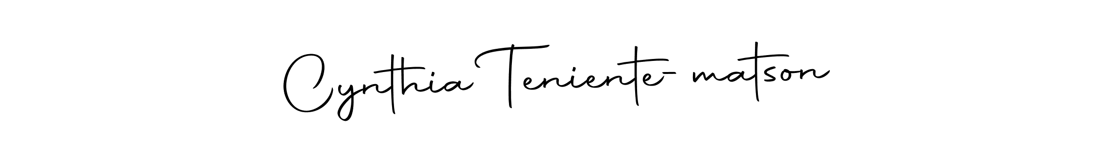 Also You can easily find your signature by using the search form. We will create Cynthia Teniente-matson name handwritten signature images for you free of cost using Autography-DOLnW sign style. Cynthia Teniente-matson signature style 10 images and pictures png