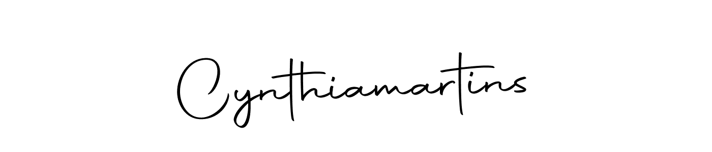 Make a beautiful signature design for name Cynthiamartins. With this signature (Autography-DOLnW) style, you can create a handwritten signature for free. Cynthiamartins signature style 10 images and pictures png