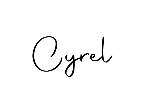 How to make Cyrel signature? Autography-DOLnW is a professional autograph style. Create handwritten signature for Cyrel name. Cyrel signature style 10 images and pictures png