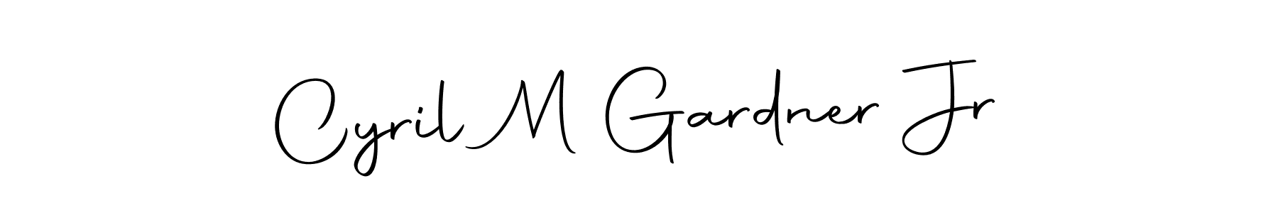 You can use this online signature creator to create a handwritten signature for the name Cyril M Gardner Jr. This is the best online autograph maker. Cyril M Gardner Jr signature style 10 images and pictures png