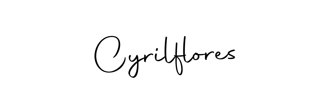 Design your own signature with our free online signature maker. With this signature software, you can create a handwritten (Autography-DOLnW) signature for name Cyrilflores. Cyrilflores signature style 10 images and pictures png