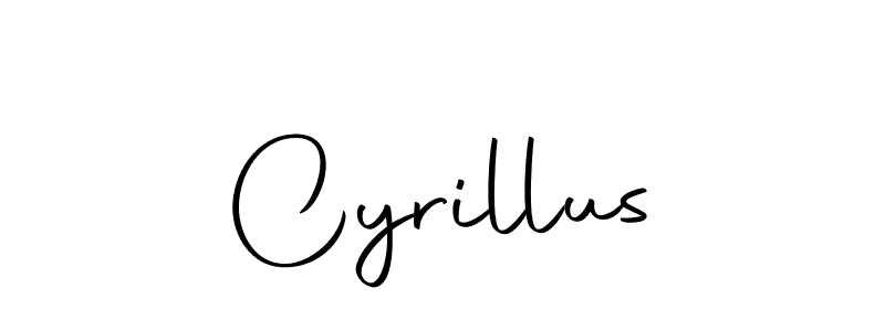 The best way (Autography-DOLnW) to make a short signature is to pick only two or three words in your name. The name Cyrillus include a total of six letters. For converting this name. Cyrillus signature style 10 images and pictures png