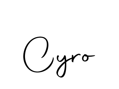 Cyro stylish signature style. Best Handwritten Sign (Autography-DOLnW) for my name. Handwritten Signature Collection Ideas for my name Cyro. Cyro signature style 10 images and pictures png