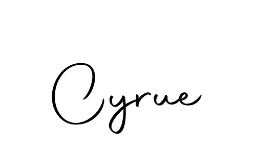 The best way (Autography-DOLnW) to make a short signature is to pick only two or three words in your name. The name Cyrue include a total of six letters. For converting this name. Cyrue signature style 10 images and pictures png