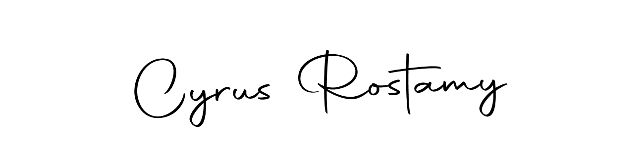 You should practise on your own different ways (Autography-DOLnW) to write your name (Cyrus Rostamy) in signature. don't let someone else do it for you. Cyrus Rostamy signature style 10 images and pictures png