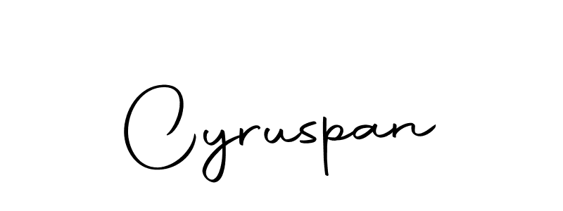 The best way (Autography-DOLnW) to make a short signature is to pick only two or three words in your name. The name Cyruspan include a total of six letters. For converting this name. Cyruspan signature style 10 images and pictures png