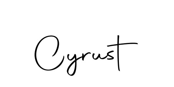 How to make Cyrust signature? Autography-DOLnW is a professional autograph style. Create handwritten signature for Cyrust name. Cyrust signature style 10 images and pictures png