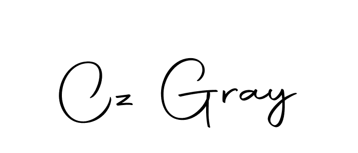 Make a beautiful signature design for name Cz Gray. With this signature (Autography-DOLnW) style, you can create a handwritten signature for free. Cz Gray signature style 10 images and pictures png